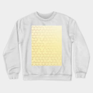 Golden filament honeycomb Crewneck Sweatshirt